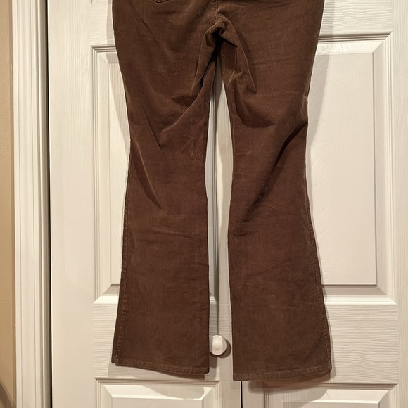 St John’s Bay sz 12 Boot Cut Brown Corduroys with Tummy Panel Secret Slender - Picture 5 of 8